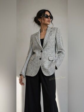 Moores Custom Fringe Blazer – Statement Wool Jacket